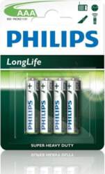 PHILIPS R03 / AAA Longlife baterijas