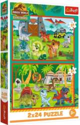 Puzzle - 2x24 - Small dinosaurs