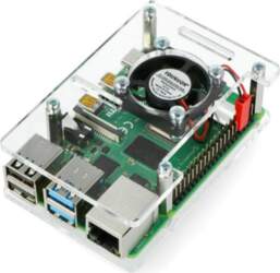 Raspberry Pi 4B/3B+/3B/2B korpuss, atverams, ar
