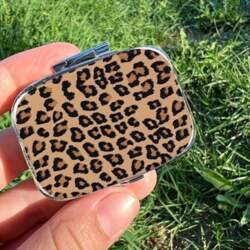 Stilīga tablešu kastīte "Chic Leopard
