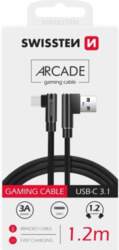 Swissten USB/USB-C kabelis, 1,2 m