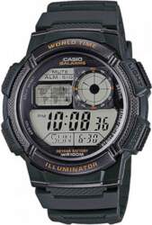 Vīriešu Pulkstenis Casio WORLD TIME ILLUMINATOR