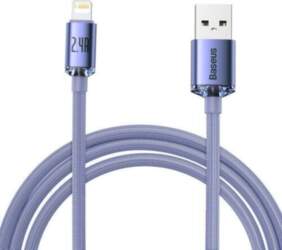 Baseus kabelis Crystal Shine USB -
