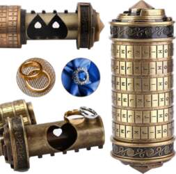 Da Vinci Code cryptex, puzle ar