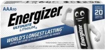 Energizer elementi Ultimate Lithium AAA, 10