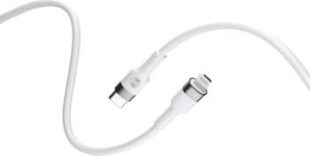 Forever Elastīgais kabelis USB-C - Lightning
