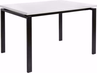 Galds Sandra 120, balts/melns