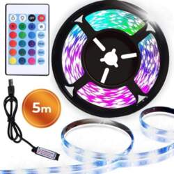 LED gaismas lente, 5m