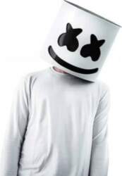 Marshmello LED spīdoša maska