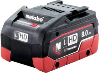 Metabo LiHD akumulators, 18V, 8Ah