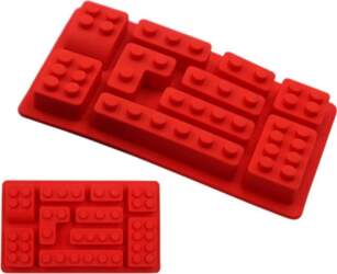 Silikona cepšanas forma LEGO klucīšu formā