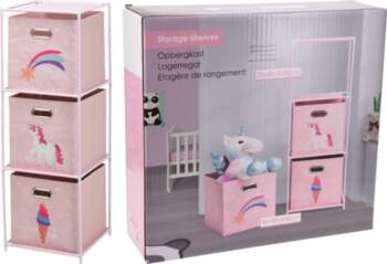 Storage Solutions bērnu plaukts, rozā