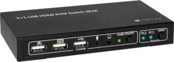 Techly HDMI USB KVM Switch 2x1