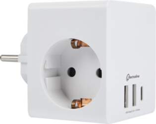 Adapteris ar 2USB-A +1USB-C, 55085