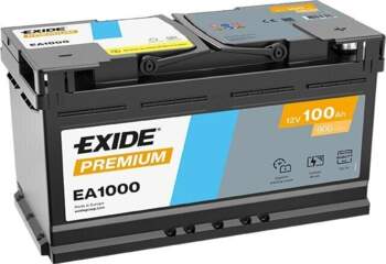 Akumulators EXIDE EA1000 100 Ah 900