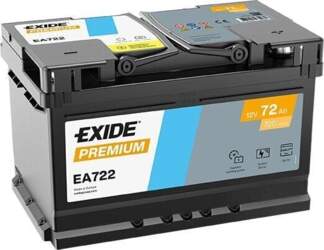 Akumulators EXIDE EA722 72 Ah 720