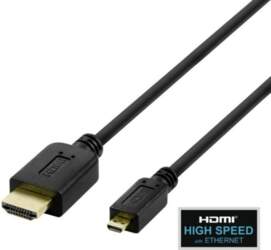 Deltaco, HDMI/Micro HDMI, 2 m