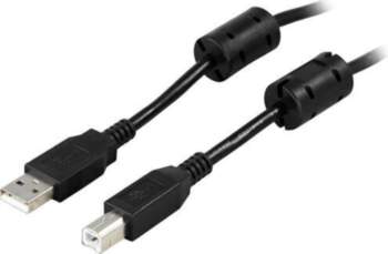 Deltaco USB-250FS, USB-A, 5 m