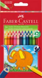 Faber-Castell - Jumbo Triangular colour pencils