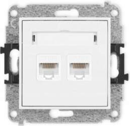 Karlik Icon Double Computer Socket 2xrj45