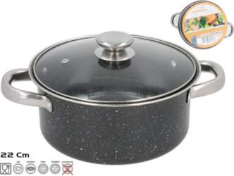 Kitchen&Go katls ar vāku, 22 cm