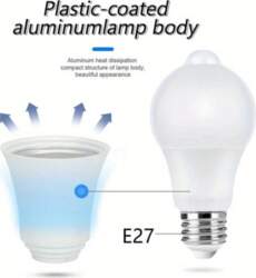 LED spuldze ar kustības sensoru (4