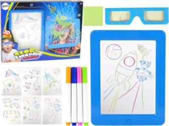 Magic 3D gaismas zilā plāksne un