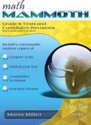 Math Mammoth Grade 8 Tests and