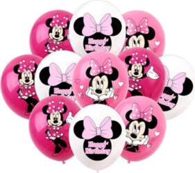 Minnie Mouse baloni, 18 gab.