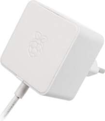 Raspberry Pi 4B barošanas bloks, balts