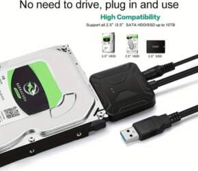SATA uz USB 3.0 adaptera