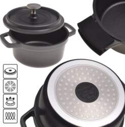 TRADICIONAL ALUMINIUM POT WITH LID GAS