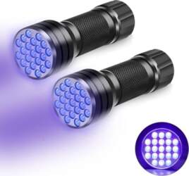 2 gab. Uv Led mini lāpas