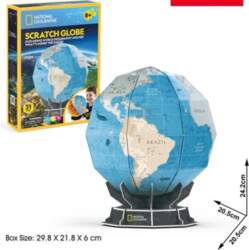 3D puzle Cubicfun Scratch Globe