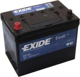 Akumulators EXIDE Excell EB705 70Ah 540A