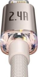 Baseus kabelis Crystal Shine USB -