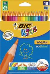 BIC Etui 18 Krāsainie zīmuļi Evolution