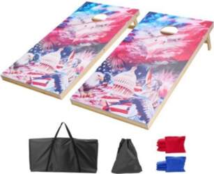 Cornhole sets VEVOR 4x2 ft, koka