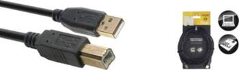 Datu kabelis Stagg USB-A/m - USB-B/m
