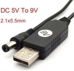 DC 5V/9V/USB, 1 m