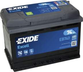 Exide EB740 74Ah 680A