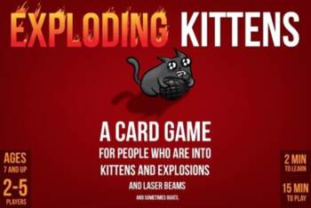 Exploding Kittens kāršu spēle