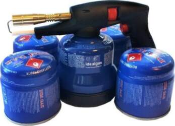 Idealgas deglis + 4 gāzes baloni