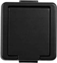 Jantar Hermetic Single Socket Ip44 Black