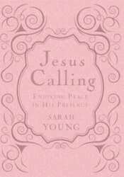 Jesus Calling, Pink Leathersoft, with Scripture