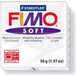 Modelīns Fimo Soft White, 56 g