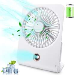 Pārnēsājams USB galda ventilators ar 2400