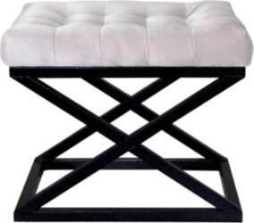 Pouffe Capraz - Black, White v3