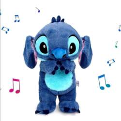 Stitch 35 cm. guļot