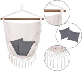 Šūpuļtīkls Springos HM019, balts